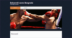 Desktop Screenshot of bokserskisavezbeograda.com